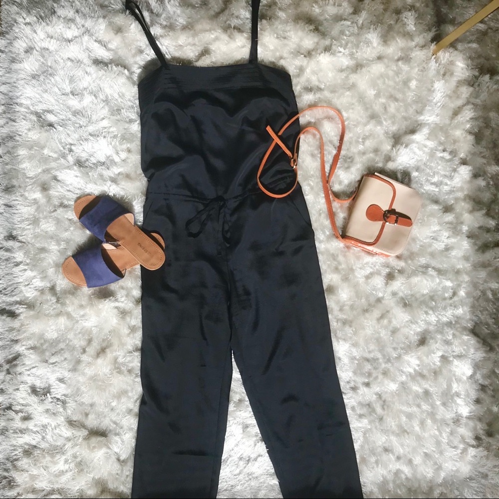 Ann Taylor Loft Black jumpsuit